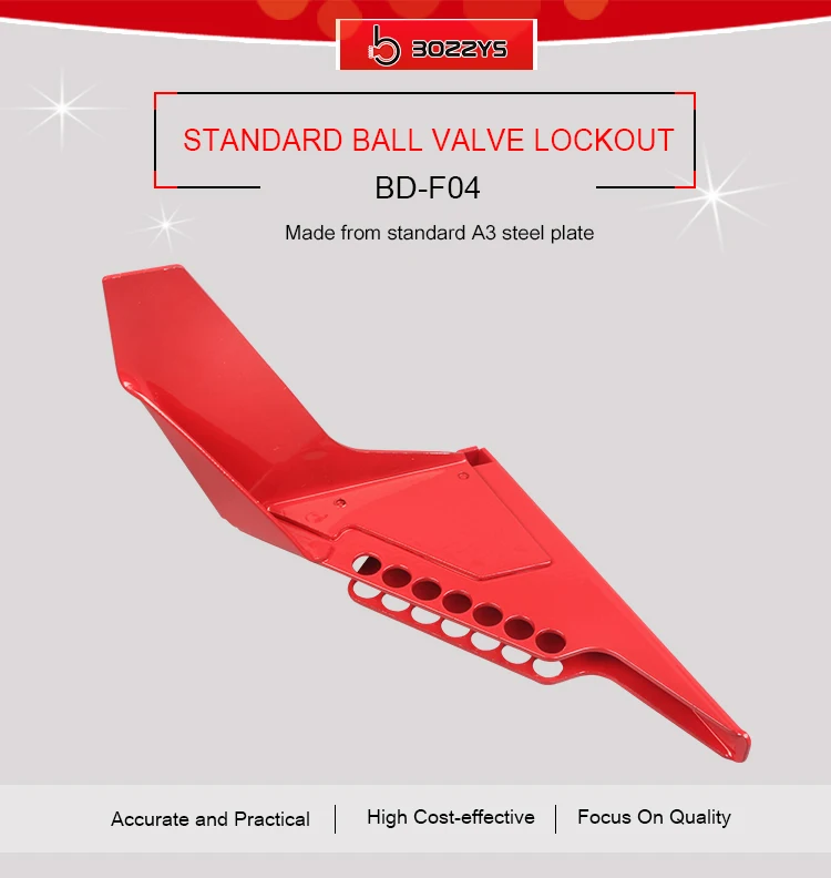 BOSHI Super September Red Safety Adjustable Valve Lockout