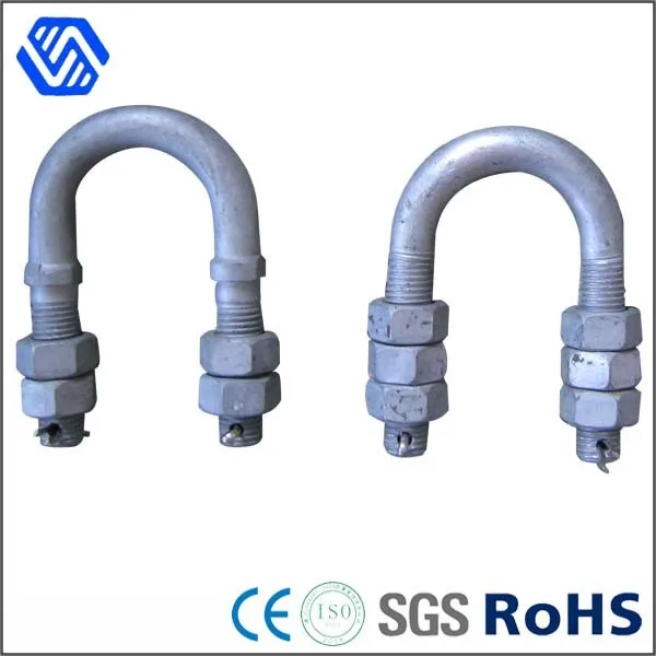 Standard Size Bolts High Strength Stainless Steel U Bolt With Standard