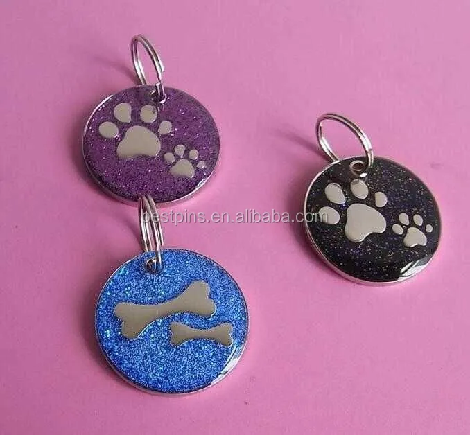 enamel pet id tags