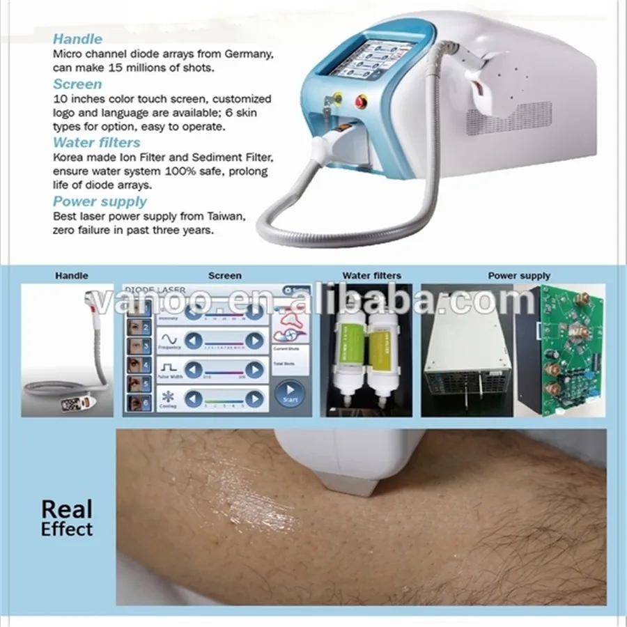 Manufacturer price for Professional laser hair removal machine hair removal permanent