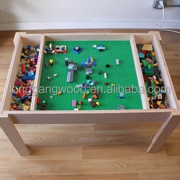 table with toy storage