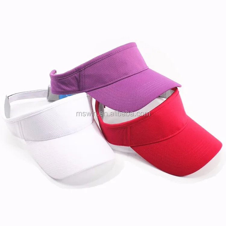 Custom Quick Drying Polyester Cap Cheap Golf Sports Sun Visors Hat