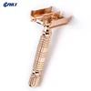 Baili stainless steel butterfly open double edged blade safety shaving razor