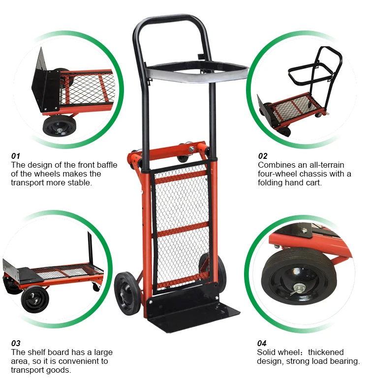 Factory Supply Pneumatic Wheel Hand Trolley For Warehouse Use Buy