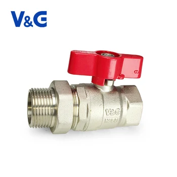 12 114 F Bsp X M Bsp Valogin 3625 Psi Niquelado Válvula De Bola De Latón Con Junta Buy Válvula De Bola De Latónprecio De La Válvula De