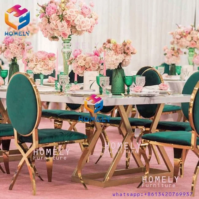 Royal Flower Carved High Back Golden Metal Cross Legs Cozy Leather Cushion Banquet Chairs For Wedding From Homely Furniture Buy Stainless Steel