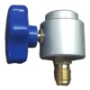 7/16 UNF Fine Thread Brass and Anodized Aluminum Screw On R134a AC Refrigerant Can Valve Golden Can Tap Valve