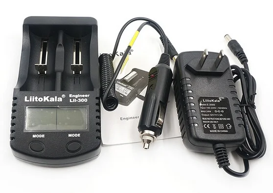 KKLii-300 3.7v Li-ion/1.2v Ni-Mh/Ni-Cd battery charger