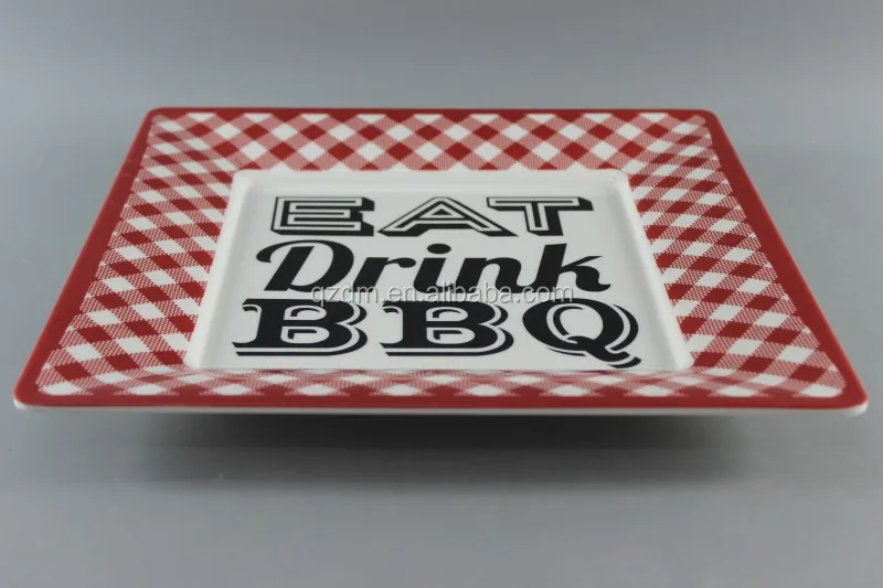 12inch Square Mealmine Dinner Plate
