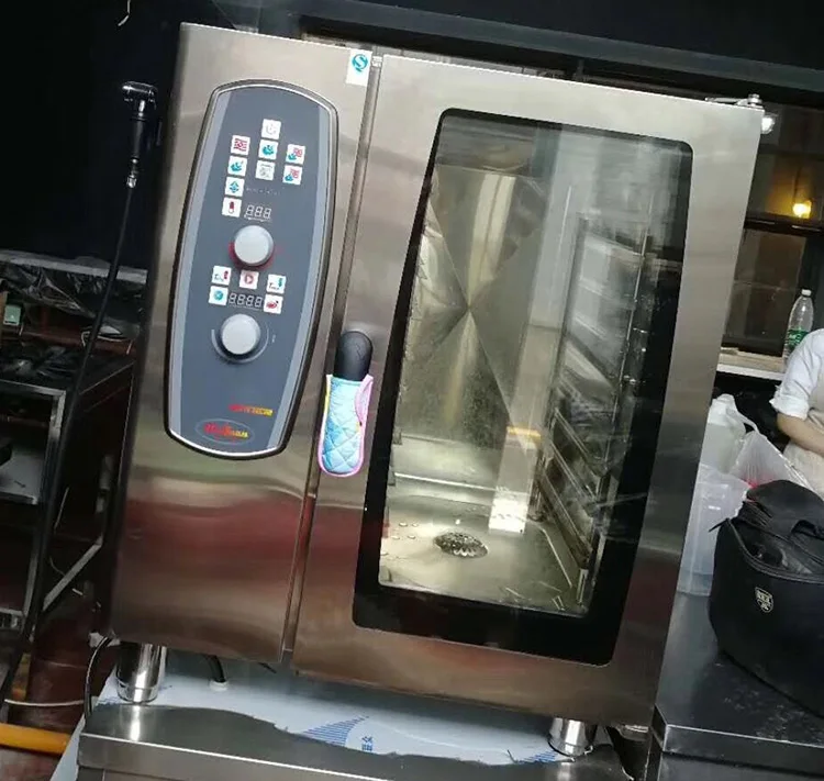 
Bakery machine gas combi oven 6 trays combi steamer series 