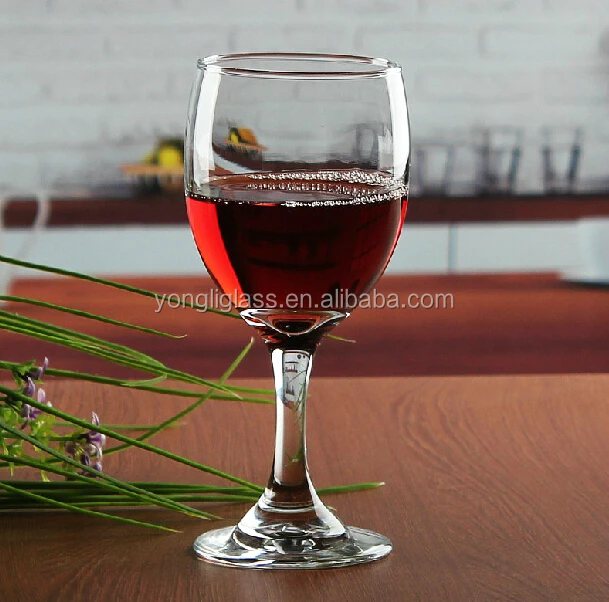 Elegant Party Drinking Glassware, Classic Crystal Clear Wine Glass,  Lead-Free Red Wine Goblet