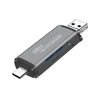 ADS-101 multifunction Black support SD+TF card Type-c 3.0 Micro USB3.0 Card Reader