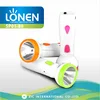 LONEN 0.5W color wind up portable battery power led rechargeable torch
