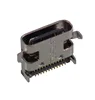 USB 3.1 Type-C Connector 24 Pin Receptacle Right Angle Type C PCB SMT Dual Row Tab Female Socket Support Terminal TH 3A