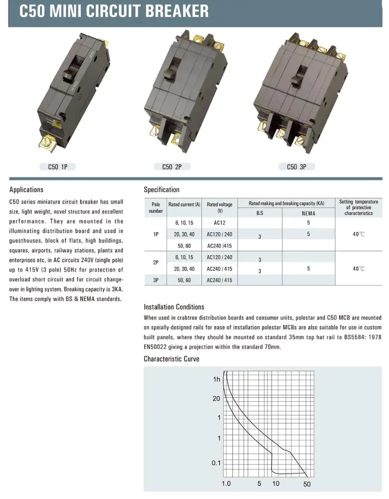 C50 Crabtree Mini Circuit Breaker Africa Buy Crabtree Circuit Breaker