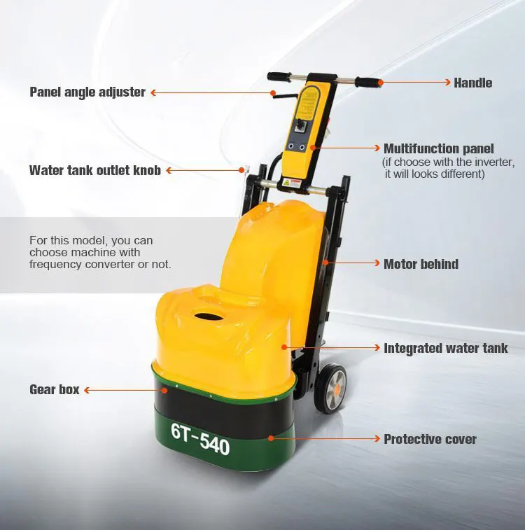4KW Electric concrete grinder vacuum dust collector