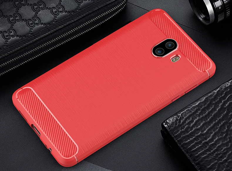 2017 New Arrival Carbon Fiber Tpu case for Samsung galaxy C10 Plus brushed tpu soft cover for Samsung GALAXY C10 Plus
