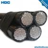 ABC cable 16mm2 25mm2 35mm2 50mm2 70mm2 95mm2 120mm2 xlpe insulation Aluminum Duplex ,Triplex,Quadruplex Aerial bundled cable