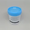 Medical Plastic Supply Screw Cap 90ml Urine Specimen Container With Temperature Strip