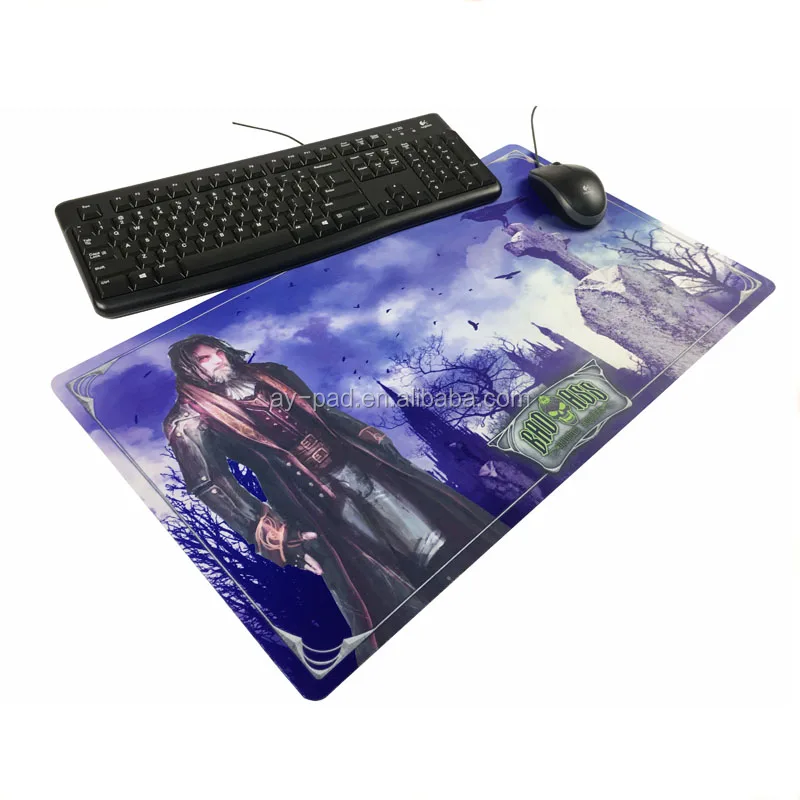 Custom Rubber Toy Poker Table Mahjong Playing Mat Neoprene Rubber