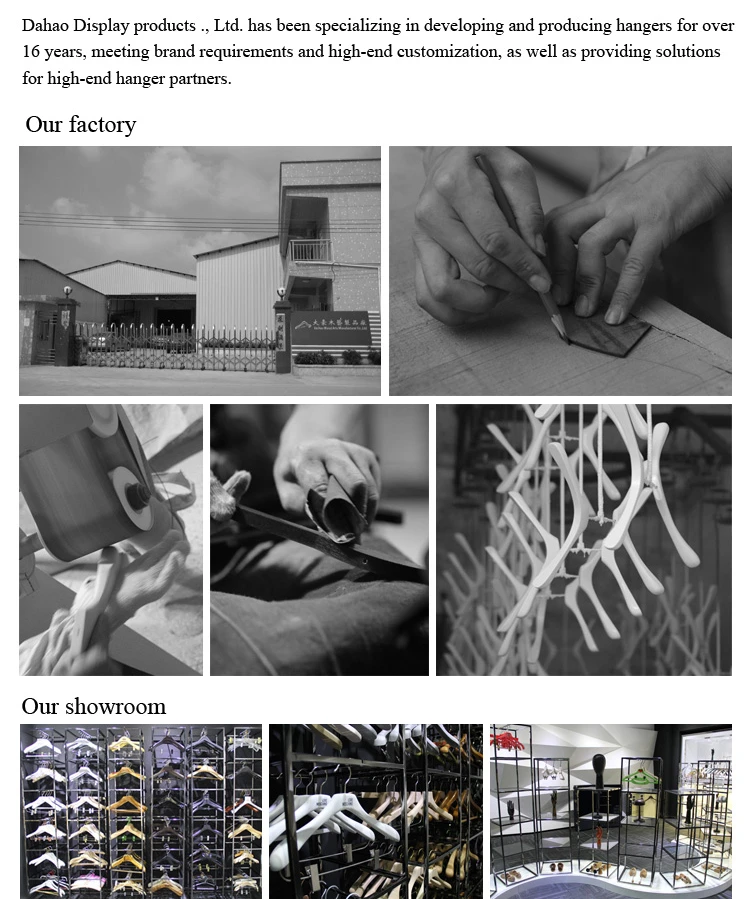 Luxury acrylic clothes hanger with rose gold hook for display