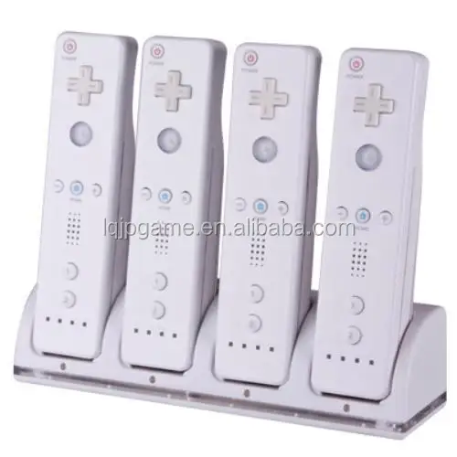 4 In 1 Charger Charging Dock Station For Nintendo For Wii Remote