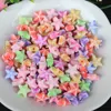 wholesale loose mixed color candy color acrylic cleaning star hanging door beads for DIY crafts