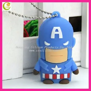 New Customized Flash Drive Usb Pvc Case Custom Cartoon Shape Card Cool Soft Silicon Cover