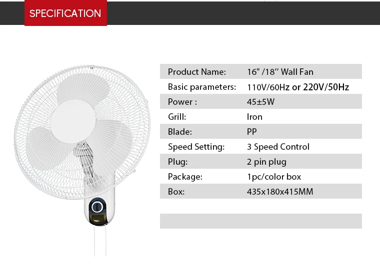 Etl Plant Shed 16 Inch Oscillating Wall Mount Fan 45 Degree 16 Inch 16 Inch Oscillating Wall Mount Fan 3 Pp Wall Mount Fan