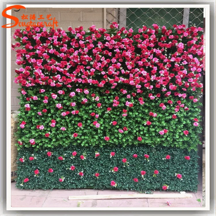 China Supplier Artificial Flower Backdrop Silk Flower Wall ... on Silk Flower Wall id=27343