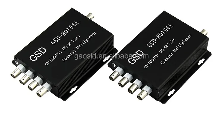 4 channel cctv ahdcvitvi Video coaxial Multiplexer (3)
