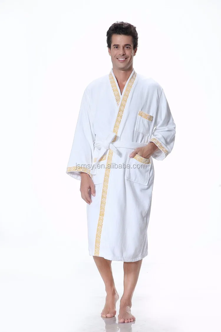 Zip Front Robe Girl Bath Robe With Zipper Long White Robe Buy Robe
