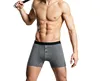 Men's cotton button knit boxer shorts underwear