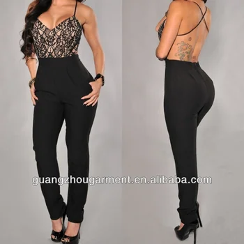 lace one piece jumpsuit