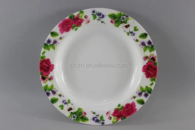 Summer Melamine Dinner Plate Set
