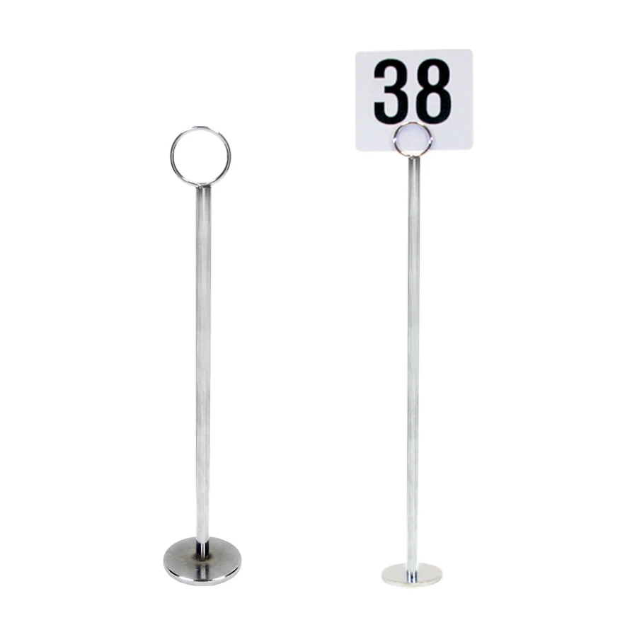 Tabletop Accessories Aluminum Table Number Card Menu Holder Buy Table Card Holder Wedding Table Card Holder Aluminum Card Holder Product On Alibaba Com