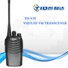 Portable full duplex transceiver handheld walkie talkie with headset