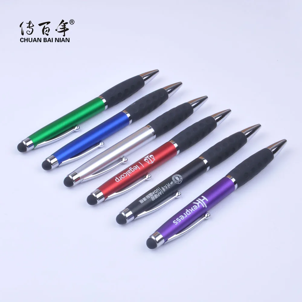 2021 New Design Multifunctional Led Light Pen With Laser Logo And