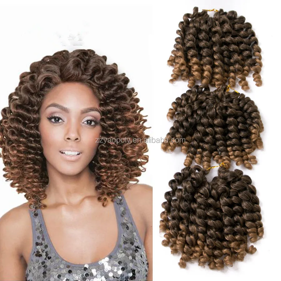 Wholesale Cheap Two Tone Model Jumpy 2x Wand Curl Bounce Twist