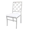 New design white aluminum chiavari chair with nets back YCX-A28