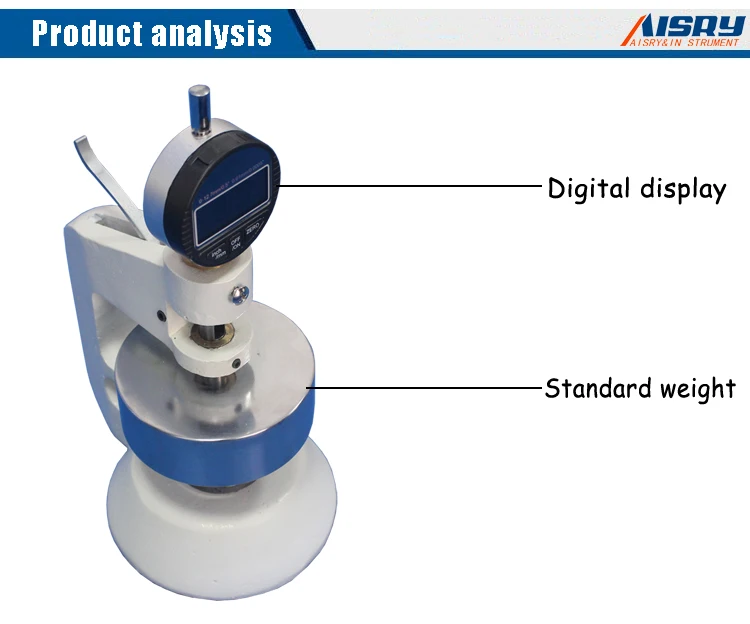 Gb451.3 Paper And Cardboard Thickness Measure Tool For Flaky Material