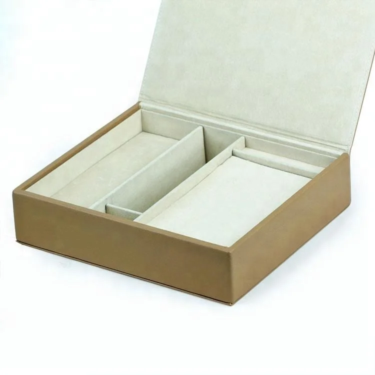 Handmade Beige Color Highend Luxury Chips Rectangular Leather Poker