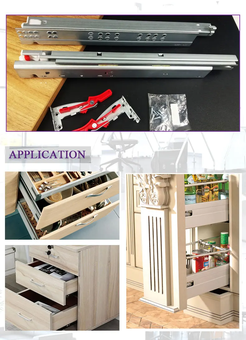 Installing Bottom Mount Drawer Rails Kitchen Desk Railing Slide