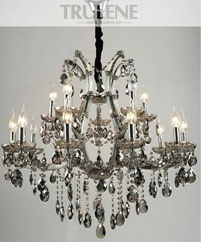 Modern Hotel Lobby Light European Retro Classic Antique Crystal Chandelier Ceiling Pendant Lamp for sale