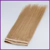 Using raw human extensions materials to make hair products looking nice invisible tape for skin weft pu hair