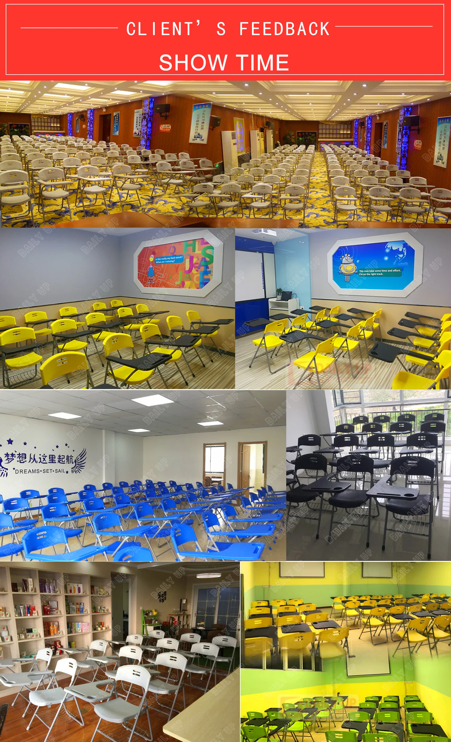 Folding Chair With Writing Board Armchair With Tablet writing University Chair University Chair