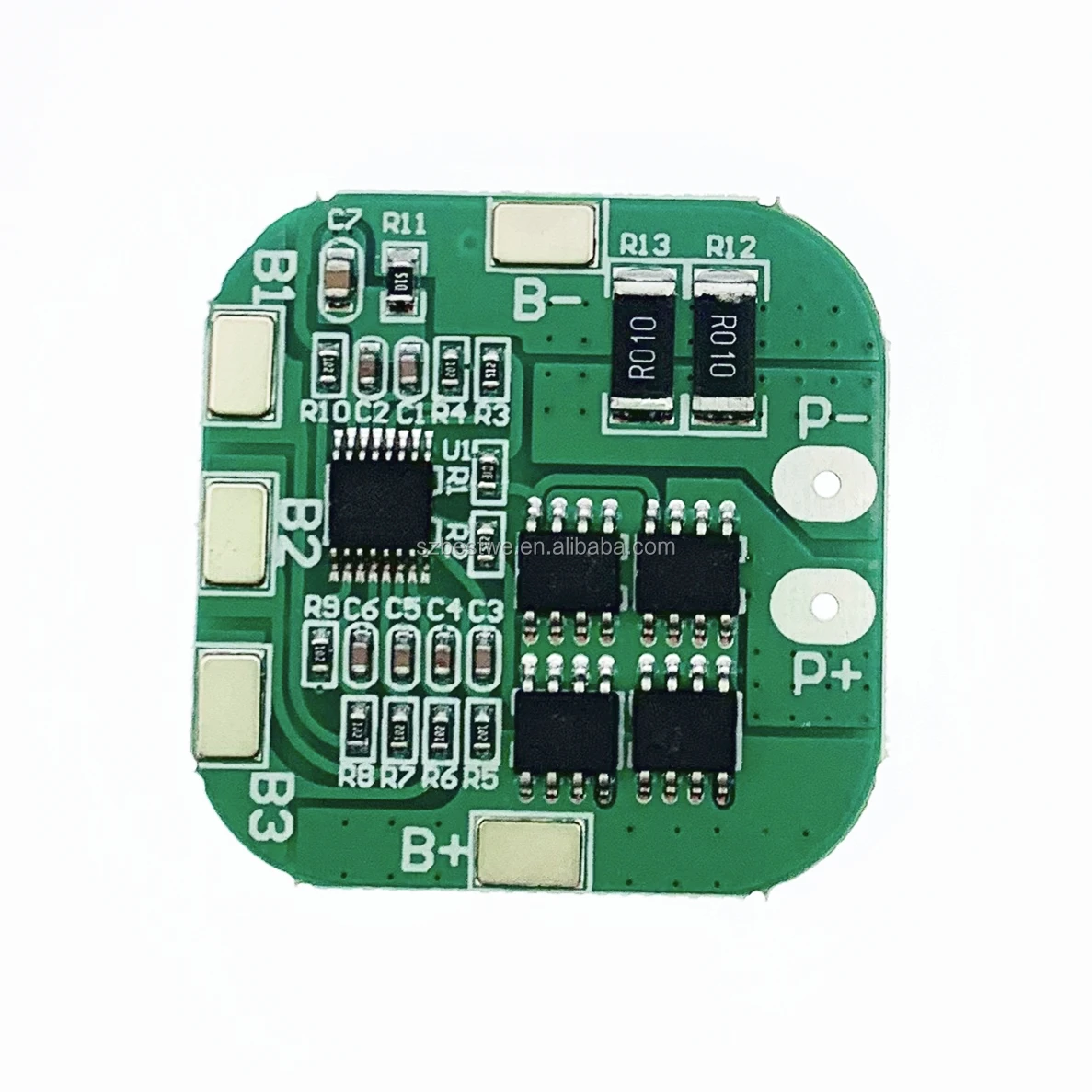 4S 14.8V 18650 Lithium Battery Protection Board Li-ion BMS Working Current 10A