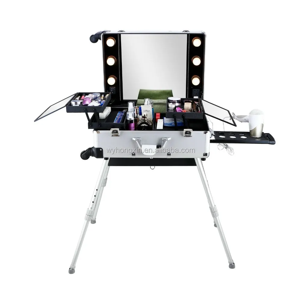 pac makeup vanity trolley