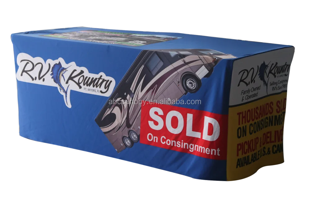 6ft Rectangular Spandex Table Cover Stretch Table Cloth Spandex Fitted