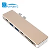 High Quality multi function type c thunderbolt 3 for macbook por usb c hub